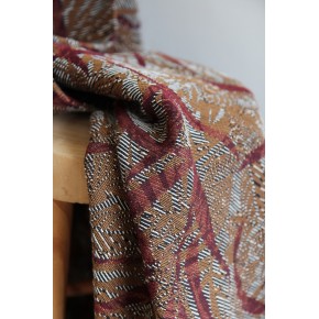 tissu jacquard - palmiers