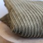 velours côtelé kaki fourrure beige