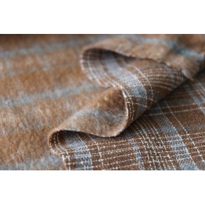 tissu lainage tartan - un chat sur un fil