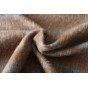 tissu lainage à carreaux - ocre foncé et gris clair