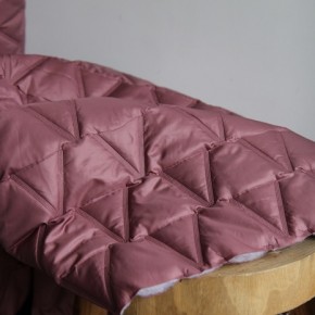 tissu matelassé vieux rose - un chat sur un fil