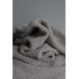 tissu sherpa beige grisé - un chat sur un fil