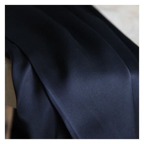 tissu satin de viscose - noire tissu satin de viscose - noire