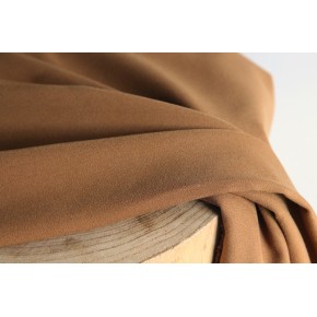 tissu fluide pour pantalon - camel foncé