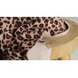 joli sweat léopard - un chat sur un fil