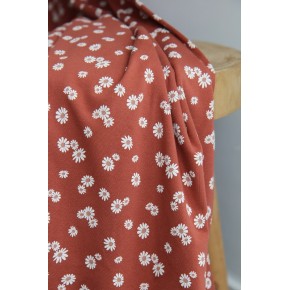 jersey coton - motif pâquerette