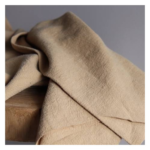 tissu ramie et coton lavé - beige tissu ramie et coton lavé - beige