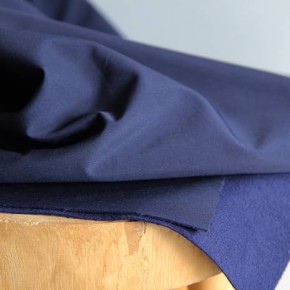 tissu softshell marine - un chat sur un fil