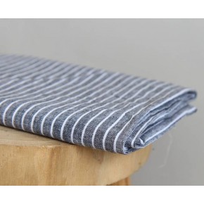 tissu chambray à rayures