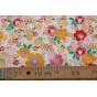 tissu en coton imprimé fleurs - vintage