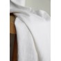 joli tissu en lin - blanc