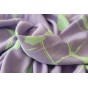 jolie viscose imprimée lilas et vert