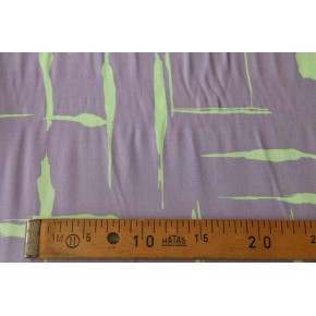 viscose imprimée abstrait - un chat sur un fil