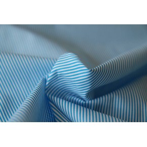 joli coton rayures - bleu turquoise