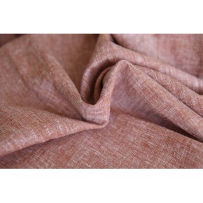 coton uni brique - tissu chambray
