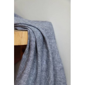 tissu chambray marine - un chat sur un fil