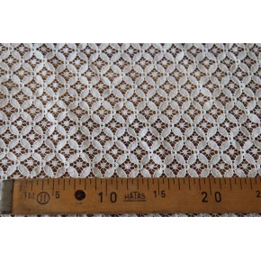 dentelle écru - motif géométrique