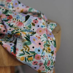 VISCOSE petite garden - ivoire