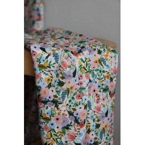 tissu viscose fleurs rifle paper co - un chat sur un fil
