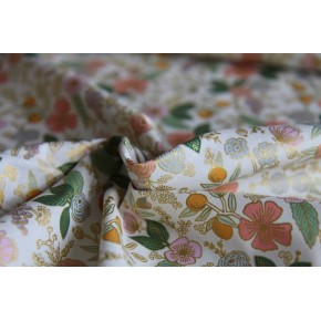 tissu coton fleurs - rifle paper co