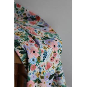 coton imprimé fleurs - garden party rifle paper co