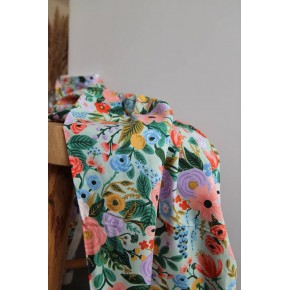 tissu rifle paper co - un chat sur un fil
