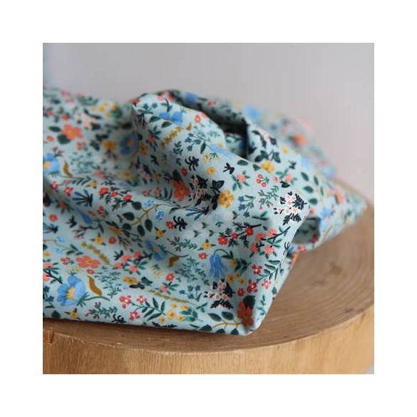 coton imprimé fleurs - bramble fields