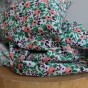 tissu rosa lavande - un chat sur un fil