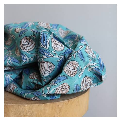 tissu indien alvire - un chat sur un fil tissu indien alvire - un chat sur un fil