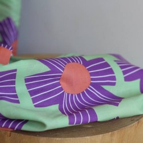 tissu sunny days vert - nerida hansen