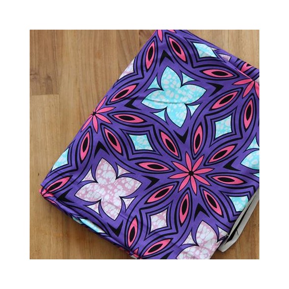 tissu wax - purple aquari