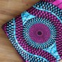tissu wax - pink eyes