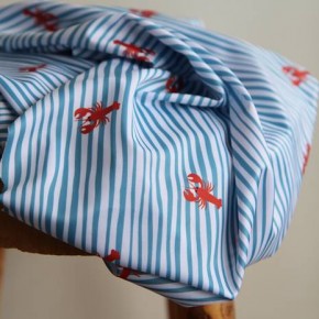 tissu maillot de bain - imprimé homard
