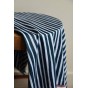 tissu maillot - rayé marine et blanc