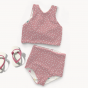 tissu maillot - un chat sur un fil