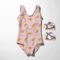 tissu maillot - un chat sur un fil