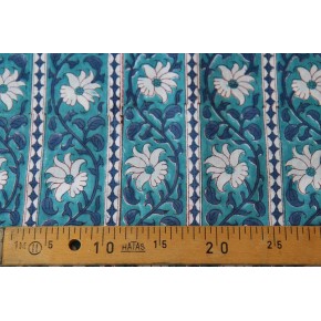 tissu coton indien - églantine