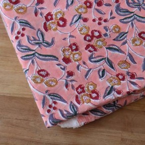 tissu indien Constance - un chat sur un fil