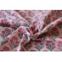 tissu coton indien - un chat sur un fil