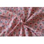 tissu coton indien - un chat sur un fil
