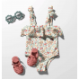 maillot de bain - tissu à fleurs en lycra