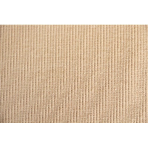 Bord-côte tubulaire beige Bord-côte tubulaire beige