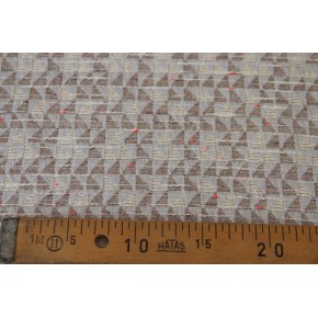 tissu jacquard français - un chat sur un fil