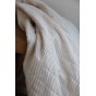 tissu velours matelassé - écru