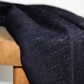 maille fine lurex marine - un chat sur un fil