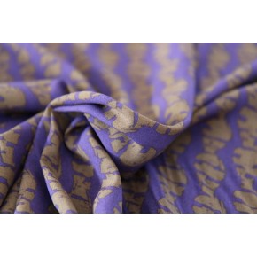 tissu motif abstrait pour robe fluide