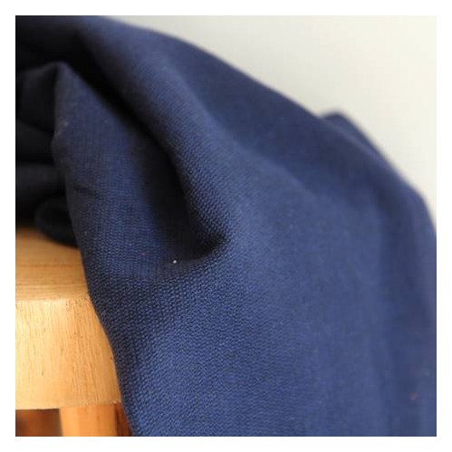 tissu jacquard - marine uni tissu jacquard - marine uni
