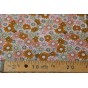 joli satin de coton fleurs - un chat sur un fil