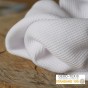Jersey nid d'abeille - blanc cassé