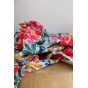 jolie viscose imprimée - fleurs vives